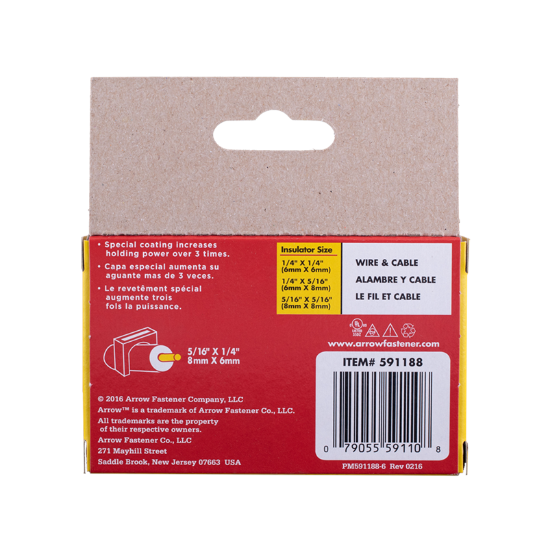 ARROW T59 Insulated Clear Staples (6mm x 8mm) | ToolWare Sales Ltd