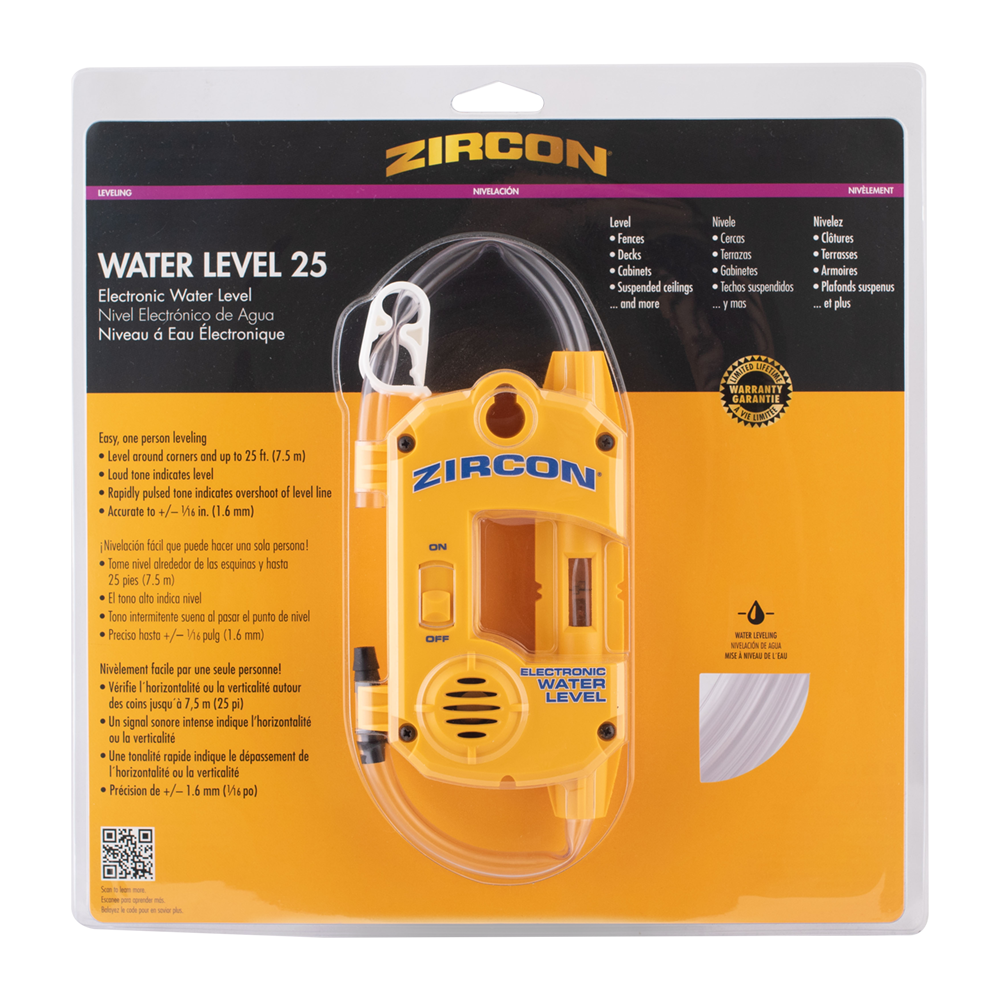 ZIRCON Electronic Water Level with Hose ToolWare Sales Ltd