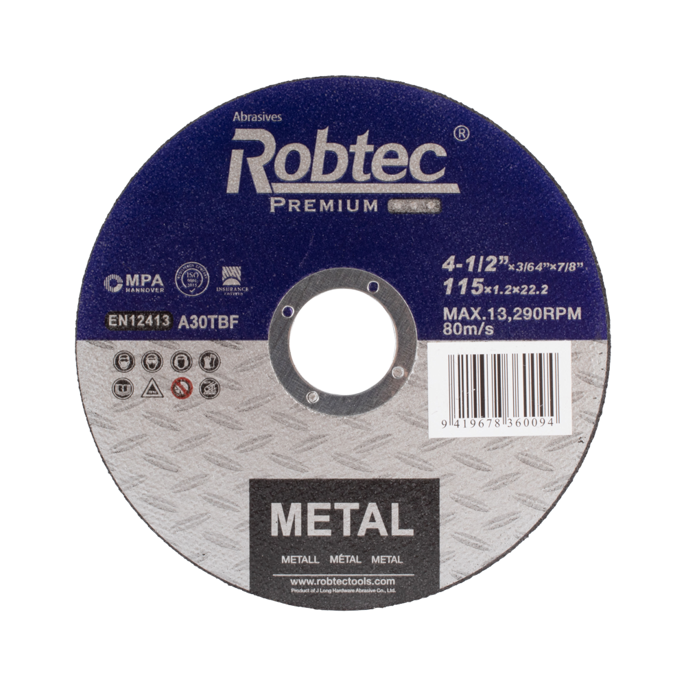 Robtec Inox ROBTEC Cutting Wheel for Metal (125mm x 3.2mm x 22.2mm) | ToolWare ...