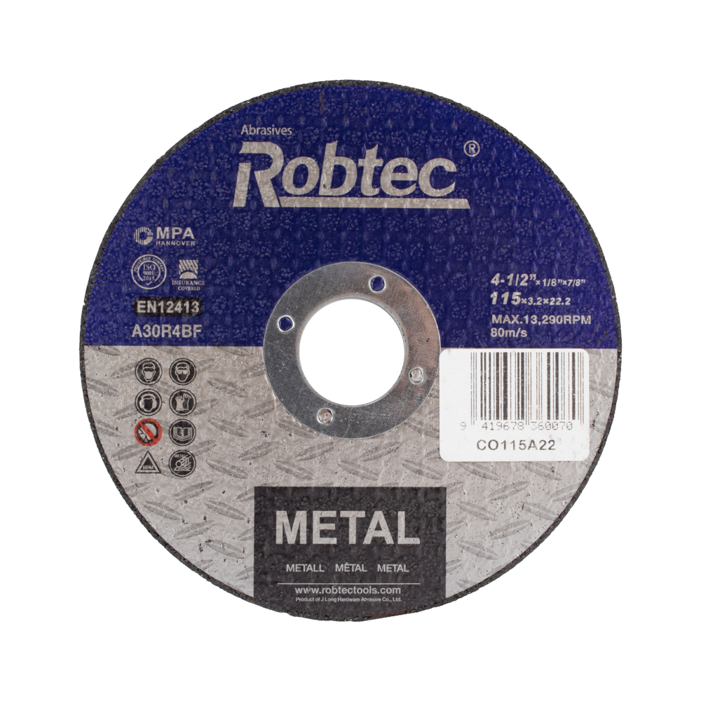 Robtec Inox ROBTEC Cutting Wheel for Metal (100mm x 1.2mm x 16mm) | ToolWare Sales Ltd